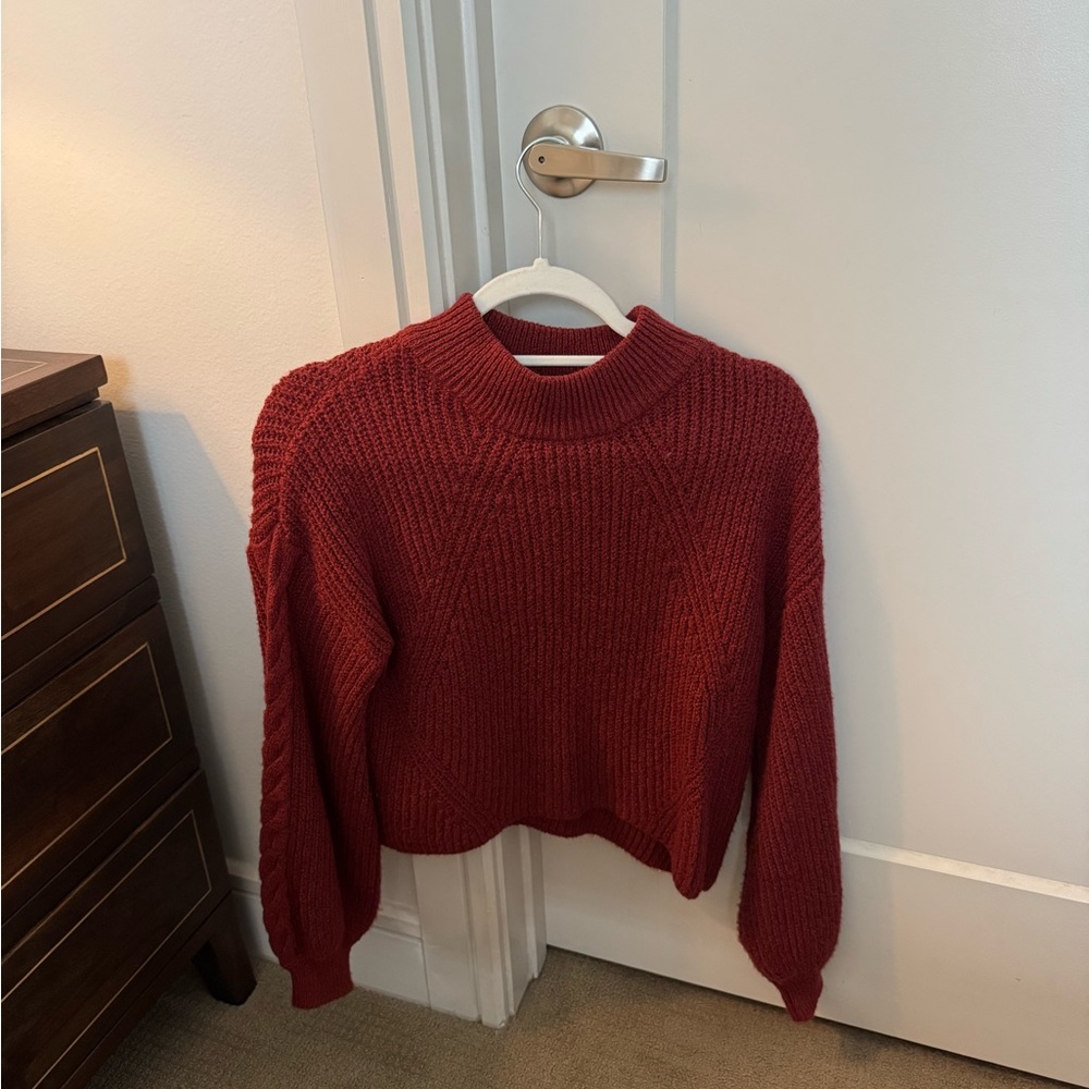 BP Rich Red Crew Neck Sweater